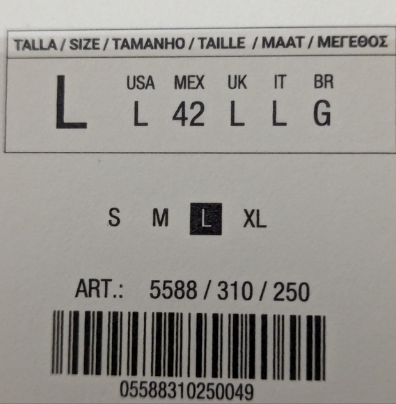 Zara Textured Weave Twill Dress Shirt - Picture 7 of 7